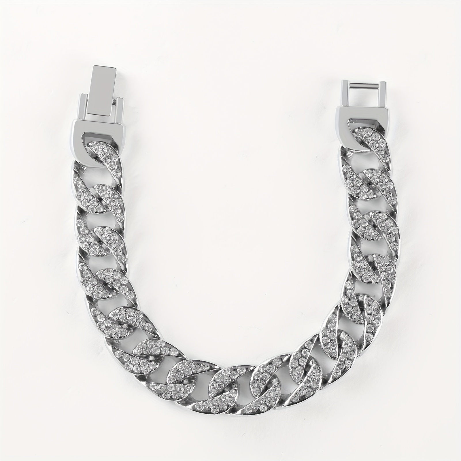 Silver Cuban Chain Necklace 10mm